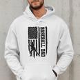 Baseball Dad Retro American USA Flag Baseball Father's Day Men Hoodie Baseball Dad Retro American USA Flag Baseball Father's Day Men Hoodie