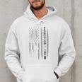 Baseball Dad Silhouette Bat Flag Stars Premium Men Hoodie Baseball Dad Silhouette Bat Flag Stars Premium Men Hoodie