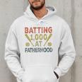 Baseball Dad Vintage Batting 1000 At Fatherhood Men Hoodie