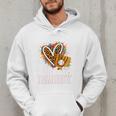 Baseball Daddy Leopard Heart Colorful Premium Men Hoodie