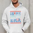 In My Baseball Papa Era Groovy Baseball Dad Family Matching Premium Men Hoodie In My Baseball Papa Era Groovy Baseball Dad Family Matching Premium Men Hoodie
