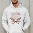 Game Day Baseball Dad Vintage Daddy Father's Day Boys Kids Men Hoodie
