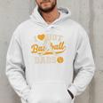 I Love Hot Baseball Dads Baseball Lovers Players Premium Men Hoodie