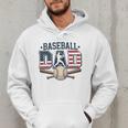 Patriotic Baseball Dad USA Flag American 4th Of July Premium Men Hoodie Patriotic Baseball Dad USA Flag American 4th Of July Premium Men Hoodie