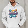 Retro Baseball Dad Dripping Ice Cream Father's Day Men Hoodie Retro Baseball Dad Dripping Ice Cream Father's Day Men Hoodie