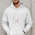 Vintage Baseball Dad Sport Lovers Batter Player Fathers Art Raglan Baseball Tee Men Hoodie