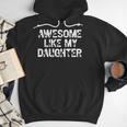 Awesome Like My Daughter Baseball Dad Father's Day Men Hoodie