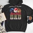 Baseball Dad Camo Father's Day Baseball Stuff Men Men Hoodie