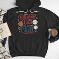 Baseball Dad And Chill Funny For Baseball Lovers Men Hoodie