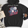 Baseball Dad Coach Training Saying Get Your Glove Down Men Hoodie Baseball Dad Coach Training Saying Get Your Glove Down Men Hoodie