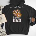 Baseball Dad Leopard Heart Colorful Men Hoodie Baseball Dad Leopard Heart Colorful Men Hoodie