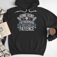 Baseball Dad Men Home Runs & Fatherhood Both Take Patience Men Hoodie Baseball Dad Men Home Runs & Fatherhood Both Take Patience Men Hoodie