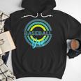Baseball Dad With Modern Baseball Circles Men Hoodie Baseball Dad With Modern Baseball Circles Men Hoodie