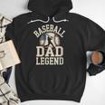Baseball Dad Retro American Flag Style Men Hoodie Baseball Dad Retro American Flag Style Men Hoodie