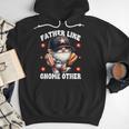 Baseball Dad Saying Hot Dog Gnome Pun For Fathers Day Men Hoodie Baseball Dad Saying Hot Dog Gnome Pun For Fathers Day Men Hoodie