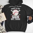 Baseball Dad Softball Game Son Out There Fathersday Baseball Men Hoodie Baseball Dad Softball Game Son Out There Fathersday Baseball Men Hoodie