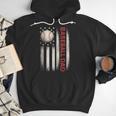 Baseball DAD USA American Flag Fathers Day 4th Of July Men Hoodie Baseball DAD USA American Flag Fathers Day 4th Of July Men Hoodie