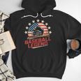 Baseball Dad USA Flag Men Hoodie Baseball Dad USA Flag Men Hoodie