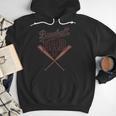 Baseball Dad Vintage Family Matching Father's Day Dad Life Men Hoodie