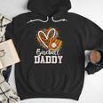 Baseball Daddy Leopard Heart Colorful Men Hoodie