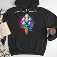 Baseball Ice Cream Drip Baseball Dad Sports Fan Youth Boys Men Hoodie