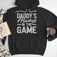 Dad Baseball Men Baseball Daddy's Always In The Game Men Hoodie