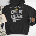 Dad Baseball For Men Baseball Dad King Of Ballpark Men Hoodie Dad Baseball For Men Baseball Dad King Of Ballpark Men Hoodie