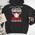 My Daughter Throws Harder Than Your Son Baseball Dads Men Hoodie My Daughter Throws Harder Than Your Son Baseball Dads Men Hoodie