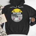 Father Of Ballers Softball Baseball Dad Men Hoodie Father Of Ballers Softball Baseball Dad Men Hoodie
