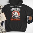 Fathers Day Baseball Dad Parent Men Hoodie