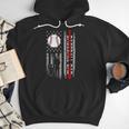Father's Day USA Flag Patriotic Baseball Dad Men Hoodie Father's Day USA Flag Patriotic Baseball Dad Men Hoodie