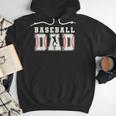 Groovy Baseball Dad Father Happy Fathers Day Sports Game Day Men Hoodie Groovy Baseball Dad Father Happy Fathers Day Sports Game Day Men Hoodie