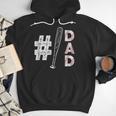 Number One Baseball Dad Fathers Day Baseball Player Dad Men Hoodie Number One Baseball Dad Fathers Day Baseball Player Dad Men Hoodie