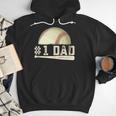 Number One Baseball Dad Fathers Day Baseball Player Dad Papa Men Hoodie Number One Baseball Dad Fathers Day Baseball Player Dad Papa Men Hoodie