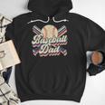 Retro Baseball Dad Sports Lovers Happy Father's Day Men Hoodie Retro Baseball Dad Sports Lovers Happy Father's Day Men Hoodie