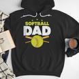 Softball Dad Just Like A Baseball Dad Player Men Hoodie Softball Dad Just Like A Baseball Dad Player Men Hoodie