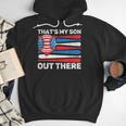 That's My Son Out There Baseball Dad For Men 4th Of July Men Men Hoodie That's My Son Out There Baseball Dad For Men 4th Of July Men Men Hoodie