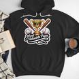 Most Valuable Papa Baseball Dad Coach Player Father's Day Men Hoodie