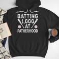 Vintage Baseball Dad Batting 1000 At Fatherhood Men Hoodie Vintage Baseball Dad Batting 1000 At Fatherhood Men Hoodie