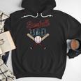 Vintage Baseball Dad Father's Day Birthday Matching Family Men Hoodie