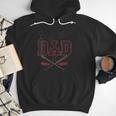 Vintage Baseball Dad Fathers Day Daddy Toddler Kids Boys Men Hoodie