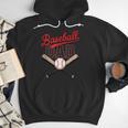 Vintage Baseball Dad Matching Family Father's Day Humor Dad Men Hoodie