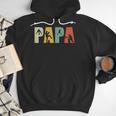 Vintage Baseball Dad Papa Fathers Day Men Hoodie