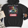 I Yell Because I Care Baseball Dad Father's Day Boys Summer Men Hoodie I Yell Because I Care Baseball Dad Father's Day Boys Summer Men Hoodie