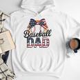 Baseball Dad American Flag Bow Sports Premium Men Hoodie Baseball Dad American Flag Bow Sports Premium Men Hoodie