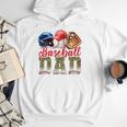 Baseball Dad Camo Father's Day Baseball Stuff Men Premium Men Hoodie Baseball Dad Camo Father's Day Baseball Stuff Men Premium Men Hoodie