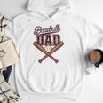 Baseball Dad Fathers Day Game Day Toddler Kids Sport Lovers Men Hoodie