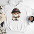 Baseball Dad Gnome For Baseball Lover With Winner Trophy Premium Tri-Blend Men Hoodie