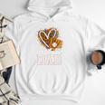Baseball Dad Leopard Heart Colorful Premium Men Hoodie Baseball Dad Leopard Heart Colorful Premium Men Hoodie