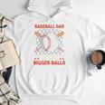Baseball Dad Like a Regular Dad But With Bigger Balls Premium Men Hoodie Baseball Dad Like a Regular Dad But With Bigger Balls Premium Men Hoodie